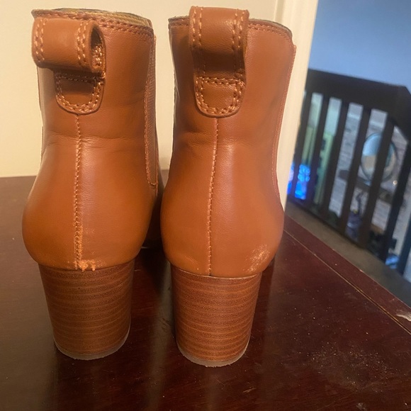 K Crew Rory leather heeled boots, size 8 - Picture 4 of 6